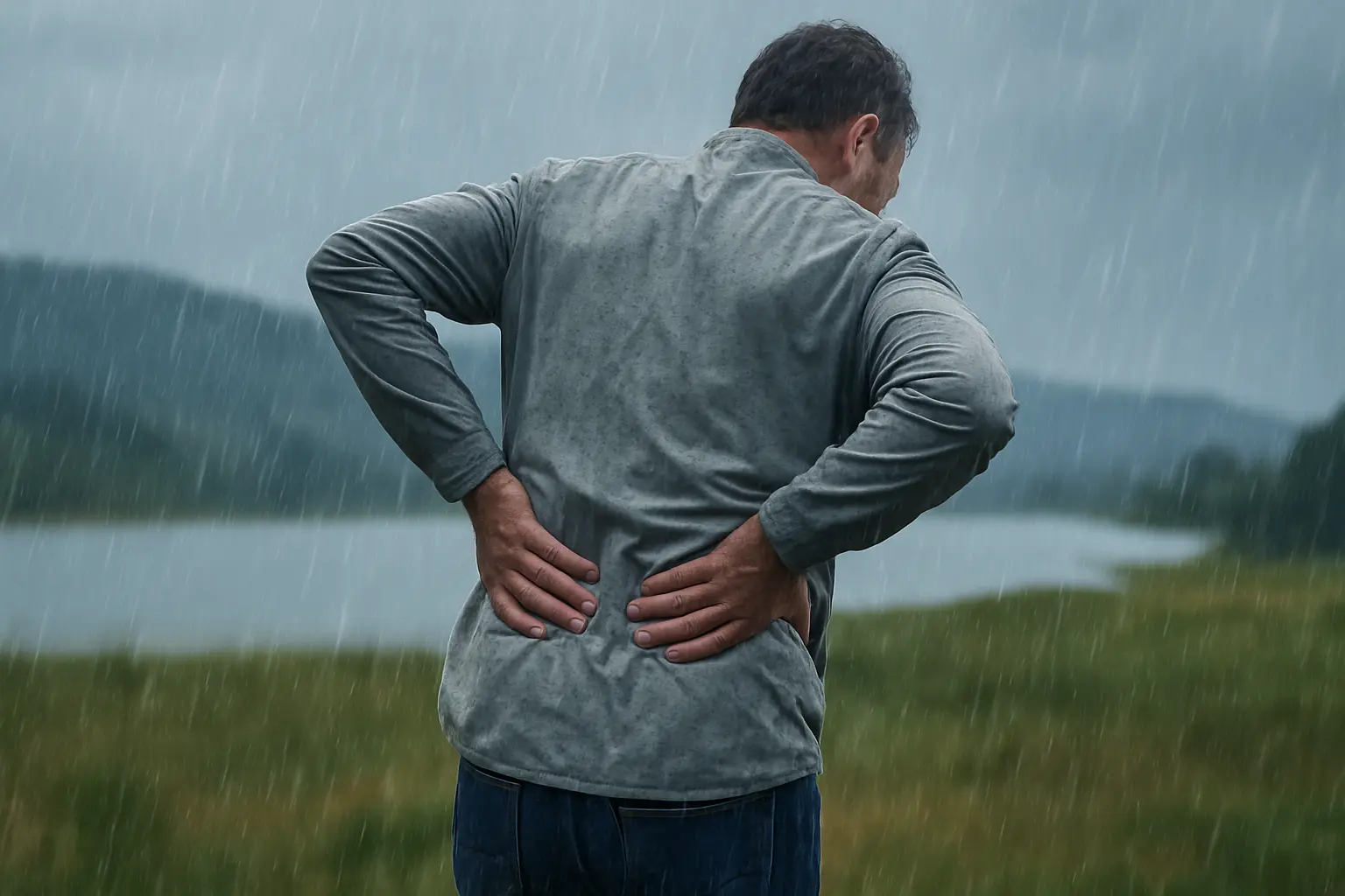 kręgosłup a deszcz